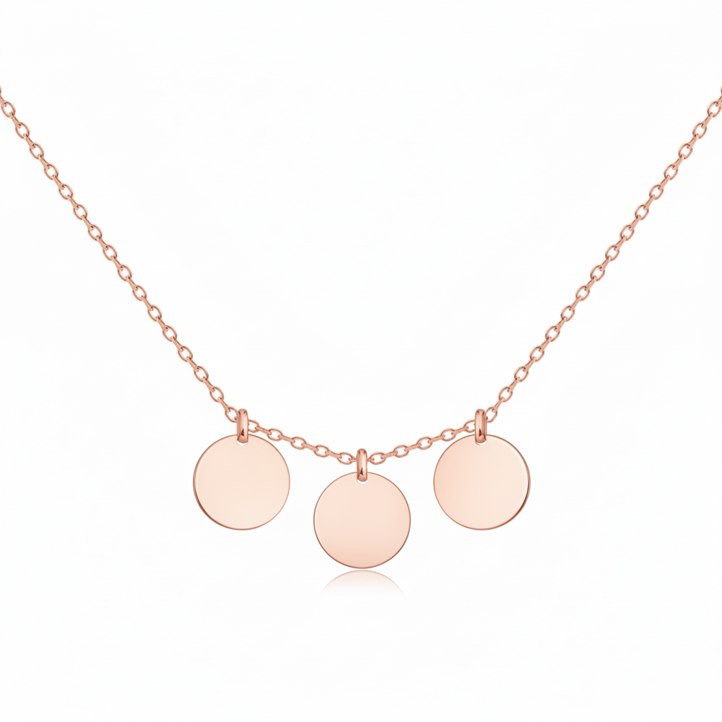 Initial Halskette „Initialscheibe“