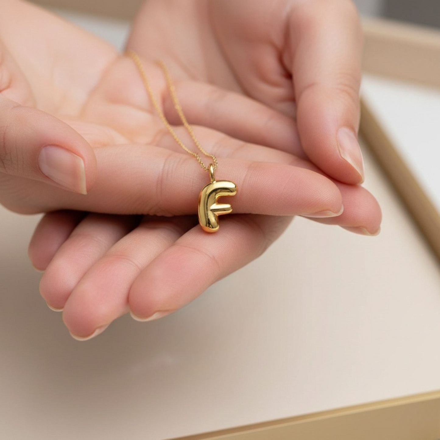 Initialenkette „Luxe Bubble“