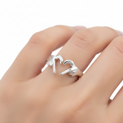 Verstellbarer Ring "Sign of Love"