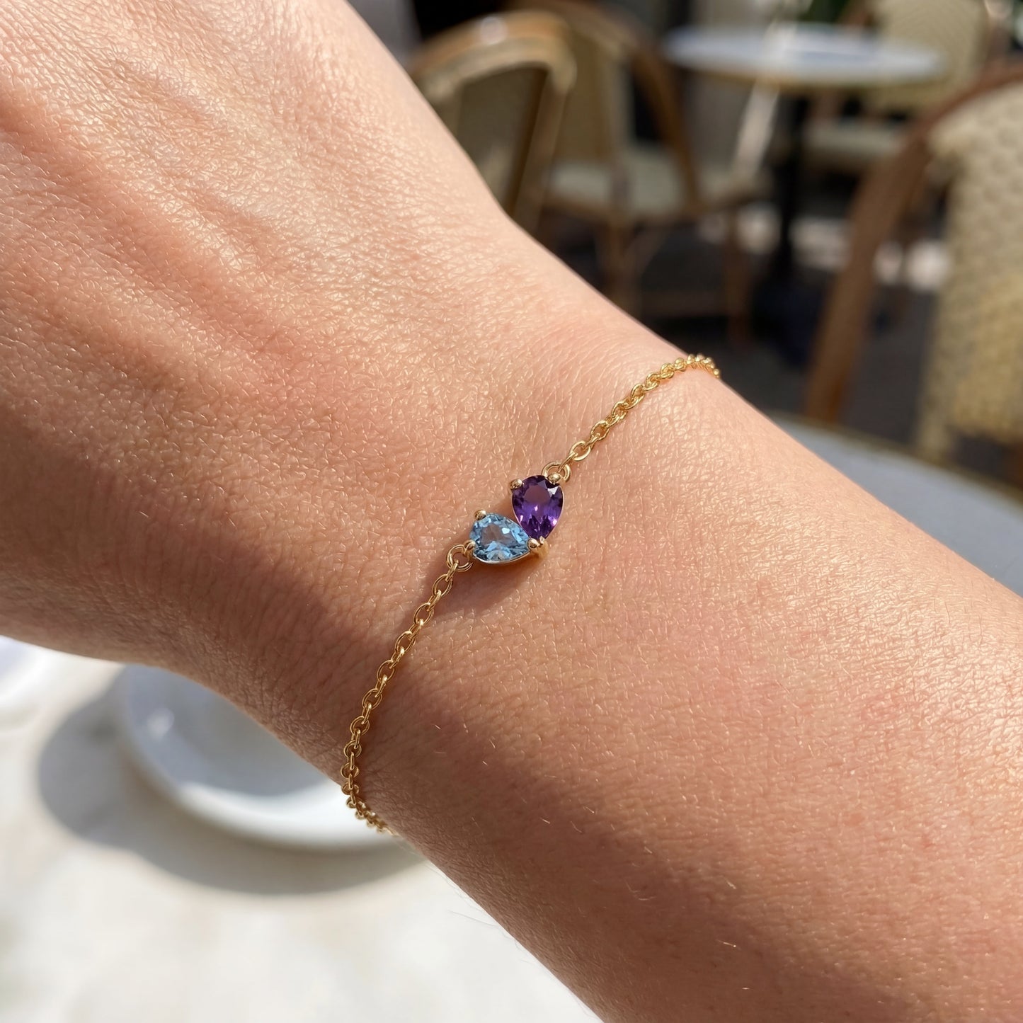 Armband "Zwillingsherzen"