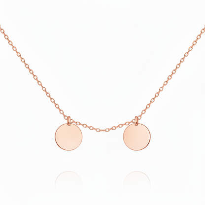 Initial Halskette „Initialscheibe“