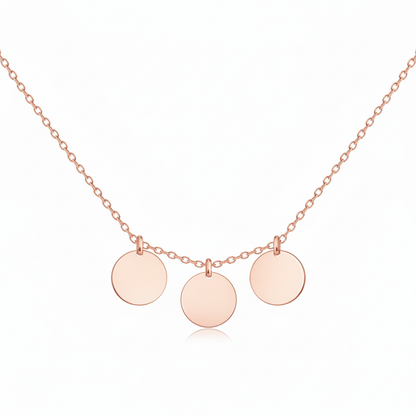 Initial Halskette „Initialscheibe“