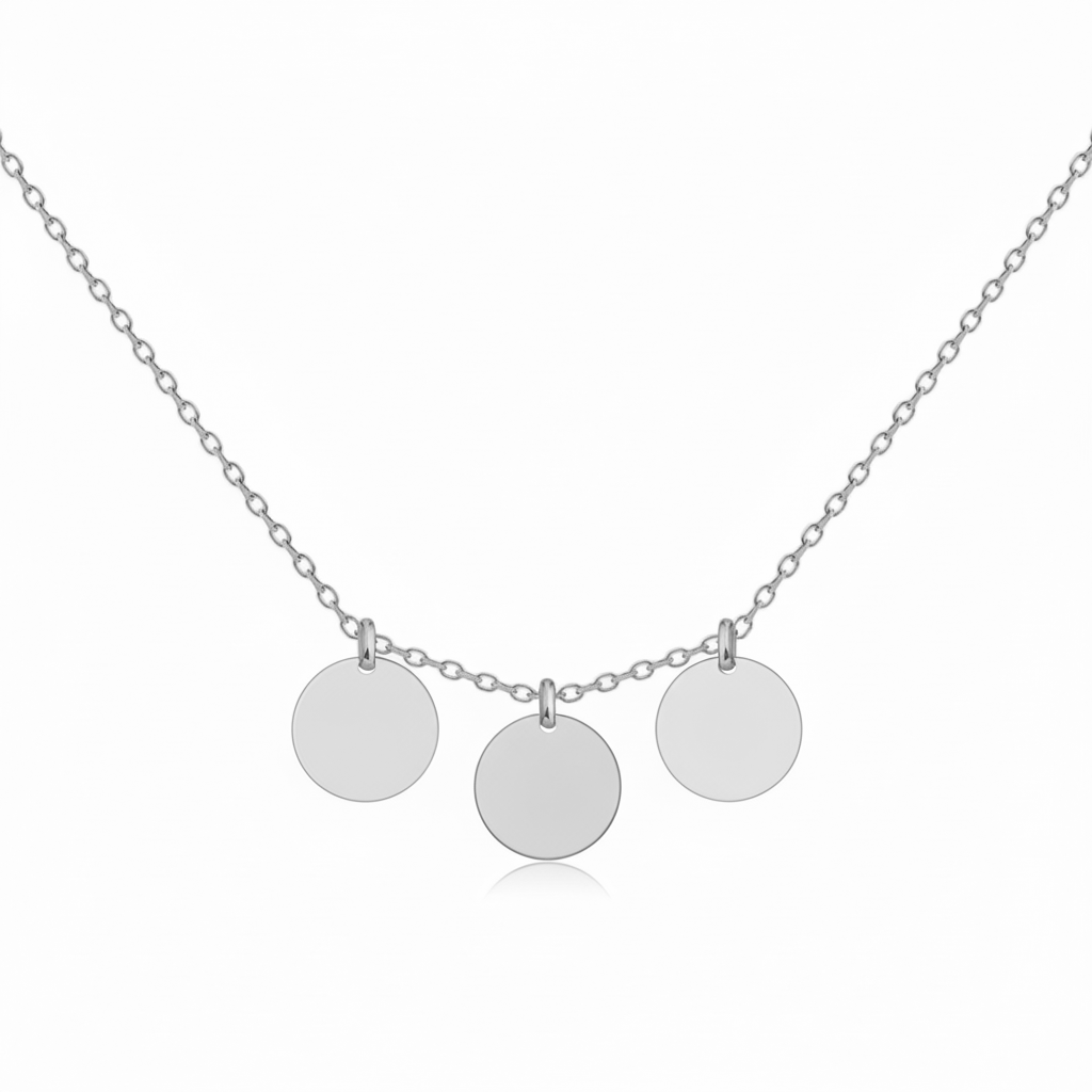 Initial Halskette „Initialscheibe“