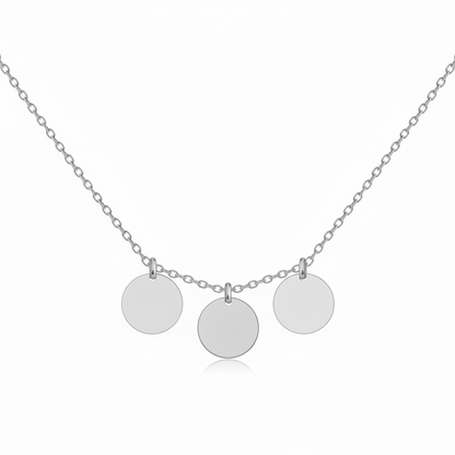 Initial Halskette „Initialscheibe“