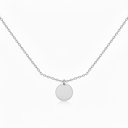 Initial Halskette „Initialscheibe“