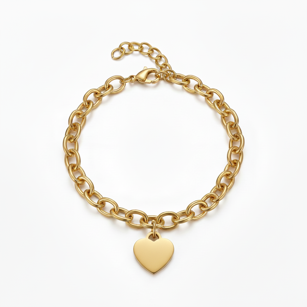 Initial Armband "Custom Hearts"