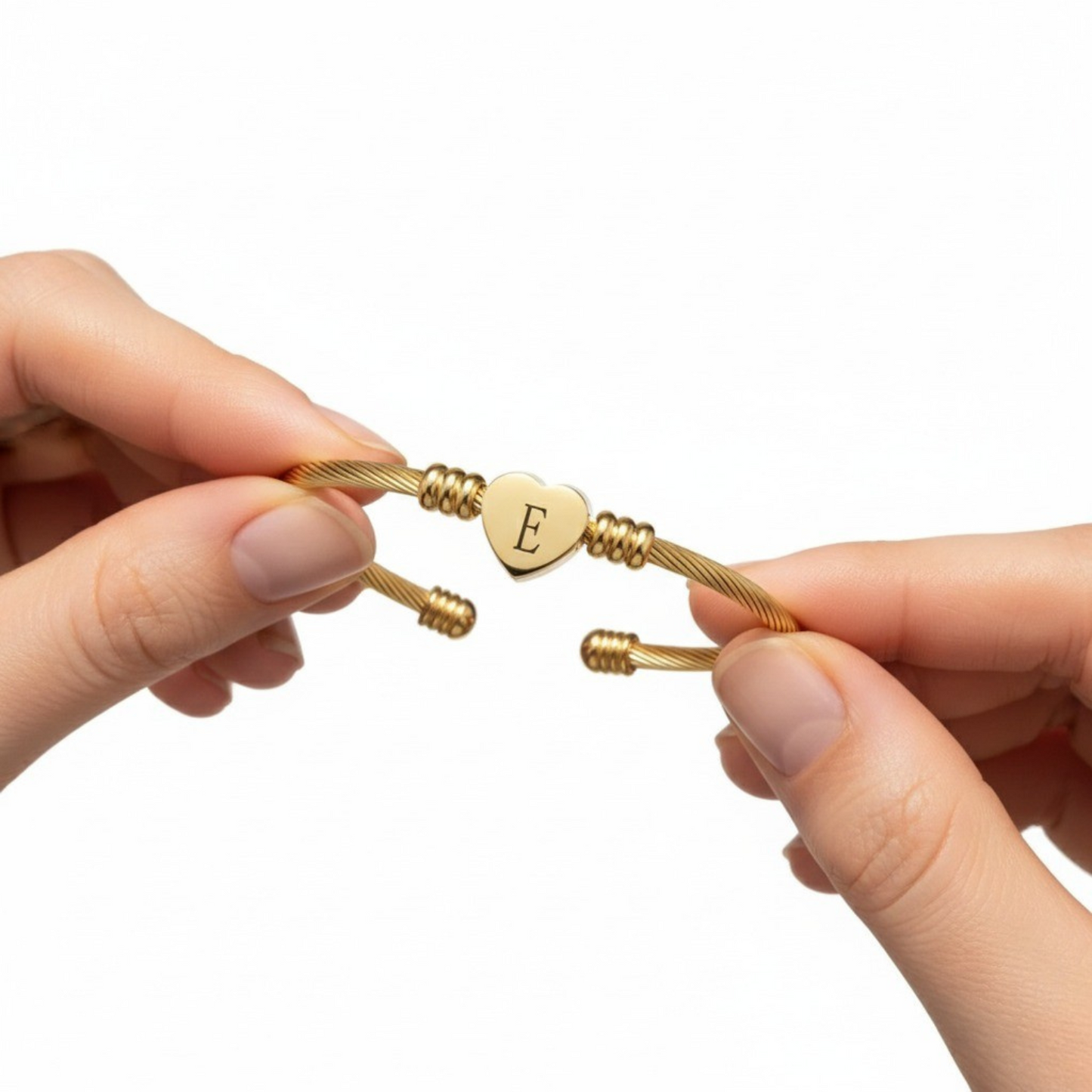 Initialenarmband "Herz"