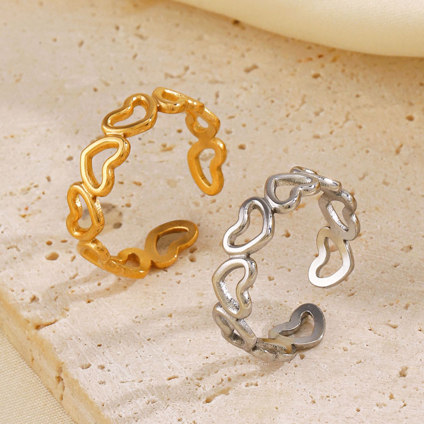 RICCARDI – „Love Link“ VERSTELLBARER RING