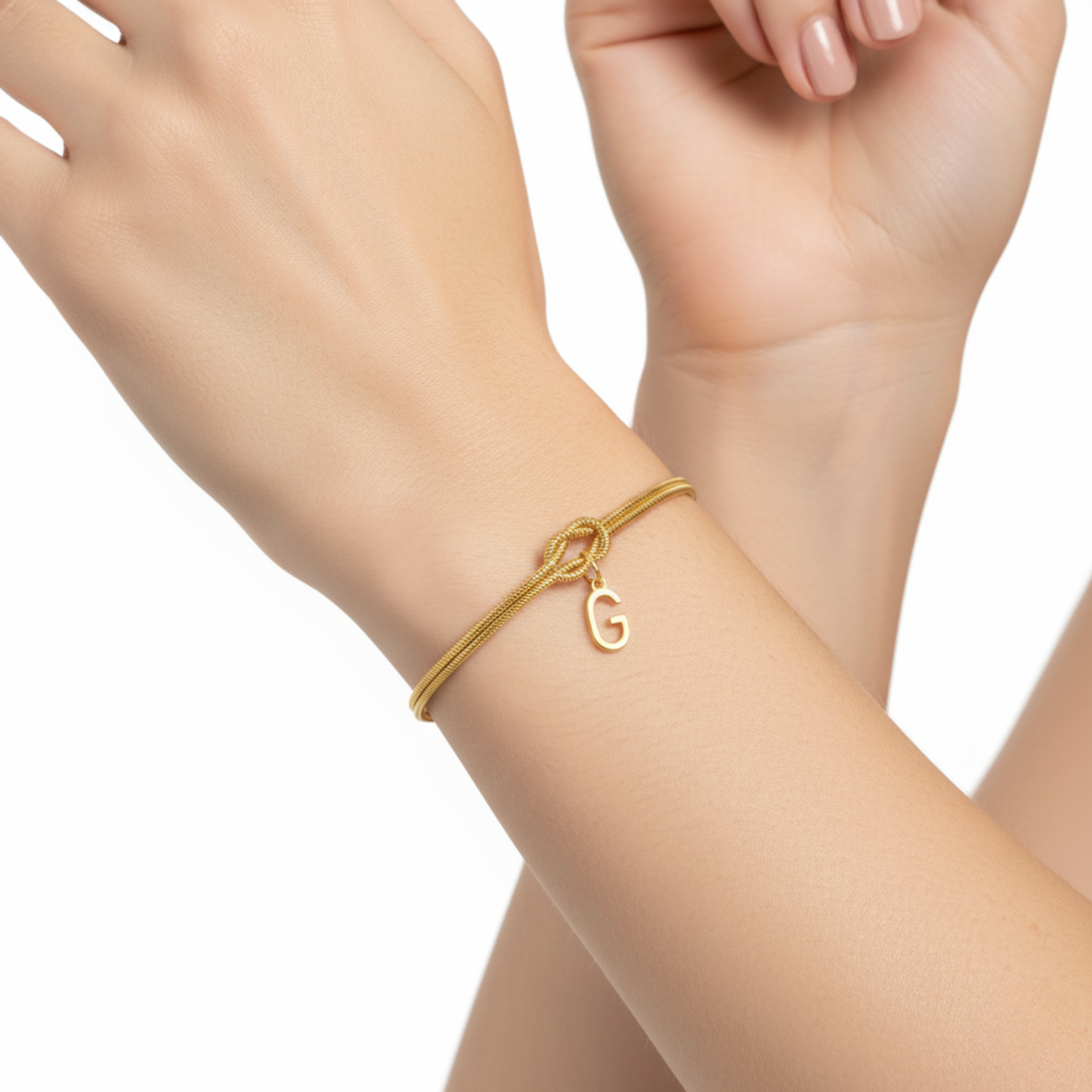 Initialenarmband „Knoten“