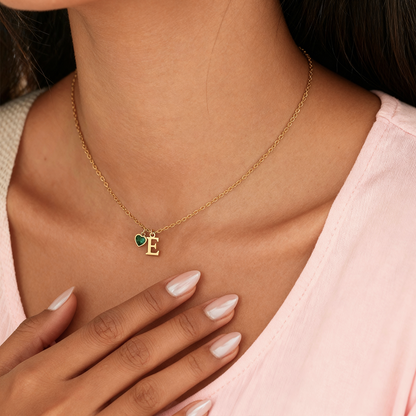 Initialen-Halskette "Ewiges Flüstern"