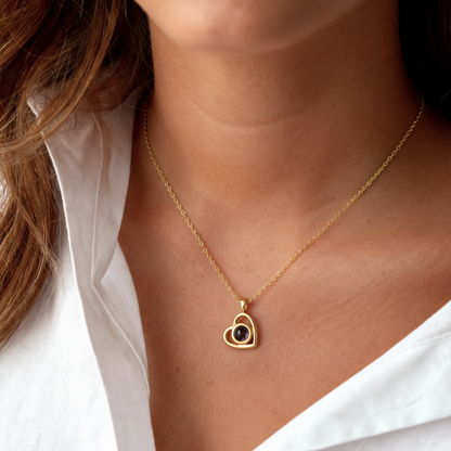 Projektion Halskette "Herz"