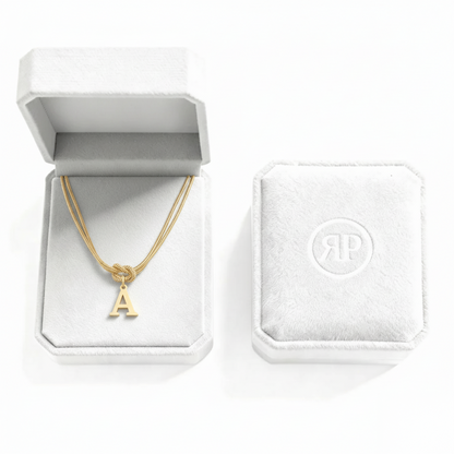 Initialen-Halskette "Alphabet-Knoten"