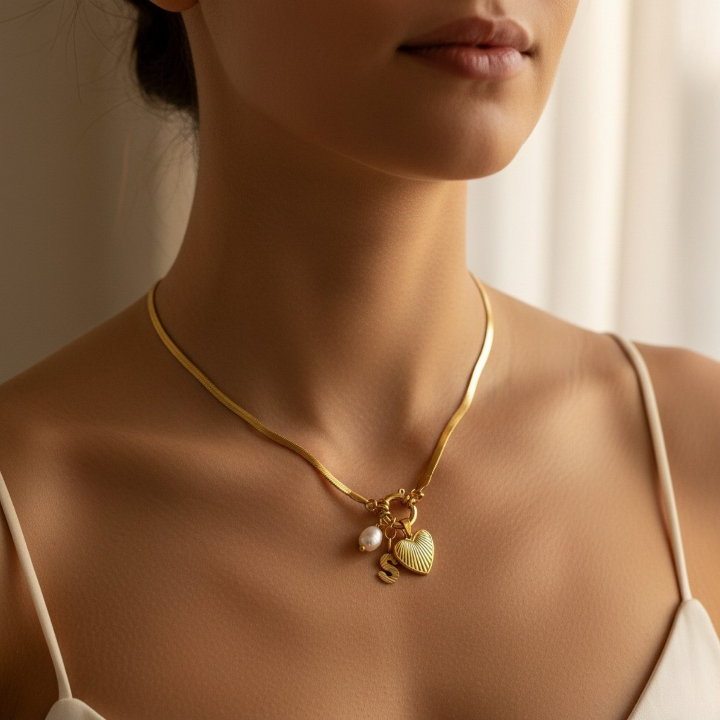 Initialenkette „Gold Memory“