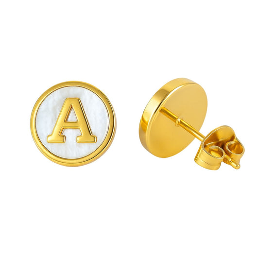 Buchstabenohrringe "Vintage"