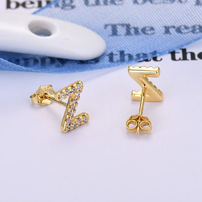 Initialen-Ohrringe „Identität“