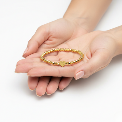 Buchstabenarmband "Perlig"