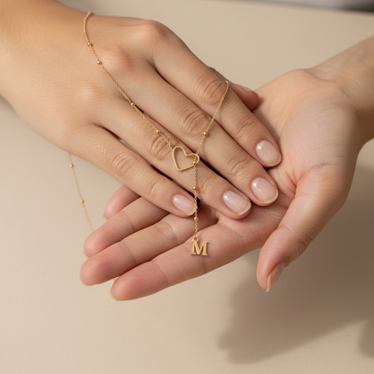 Initialenkette „Verliebt“