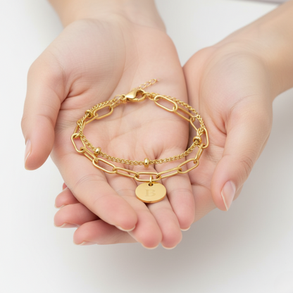 Initialenarmband „Vibes“