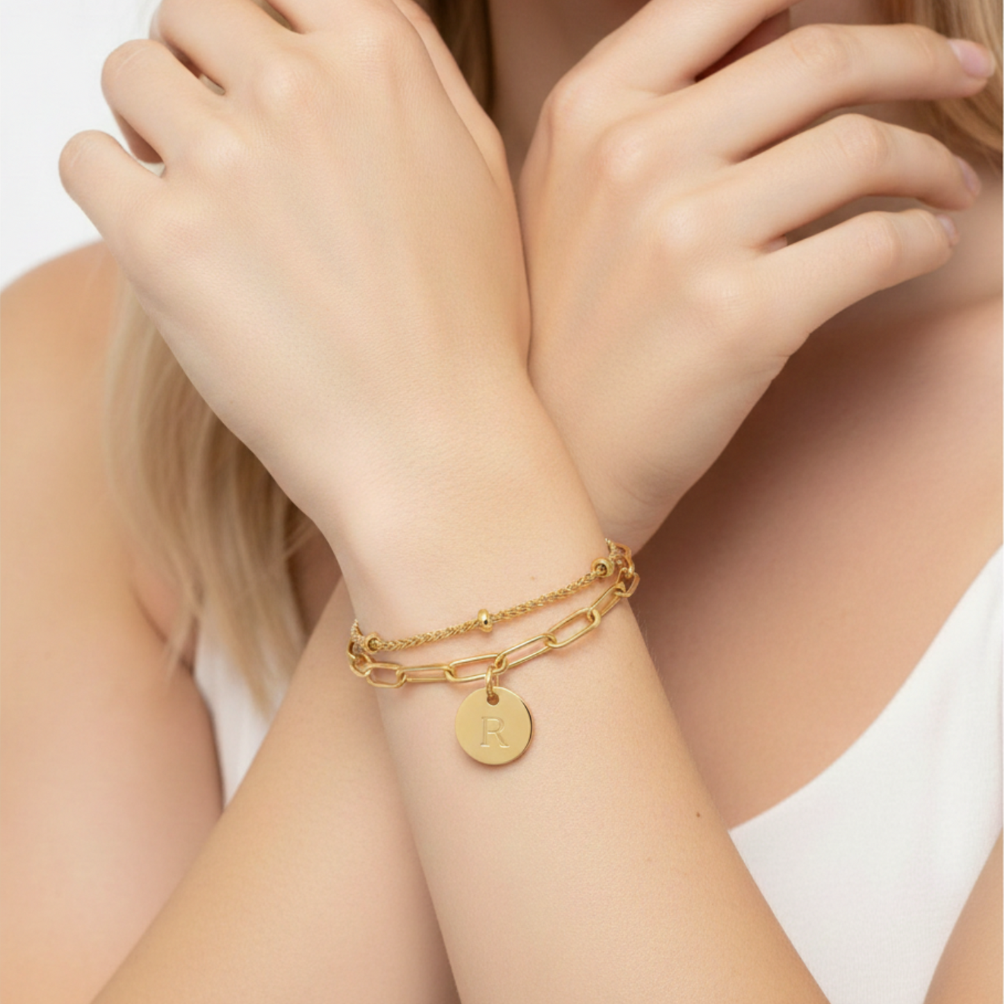 Initialenarmband „Vibes“