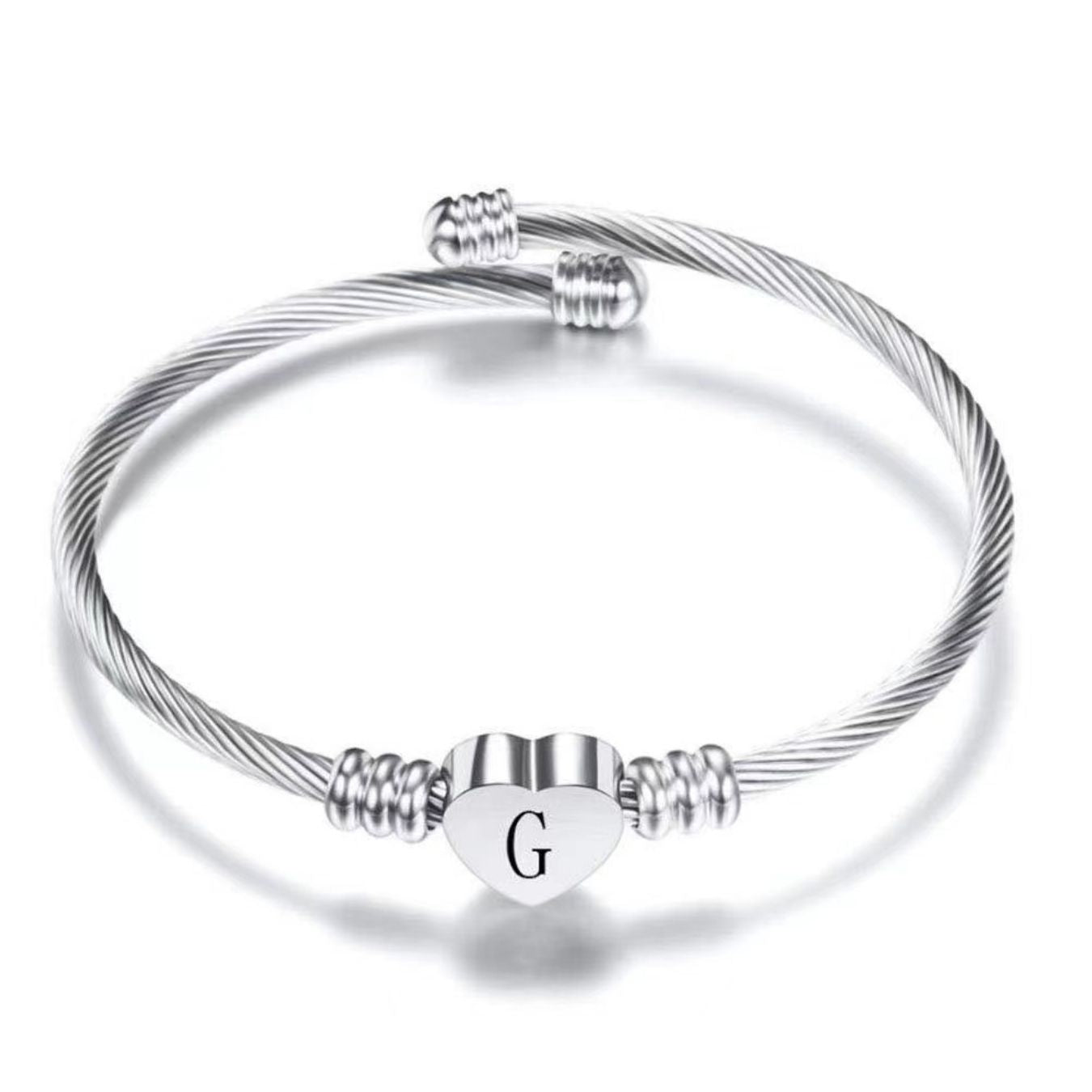 Initialenarmband "Herz"