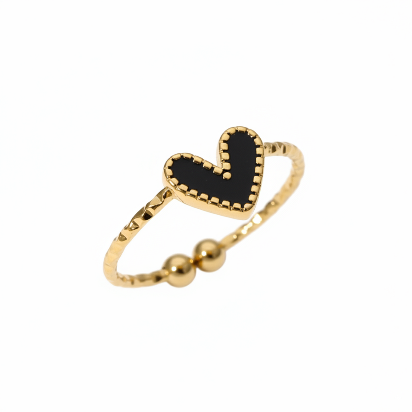 RICCARDI - VERSTELLBARER RING "Luna Heart"