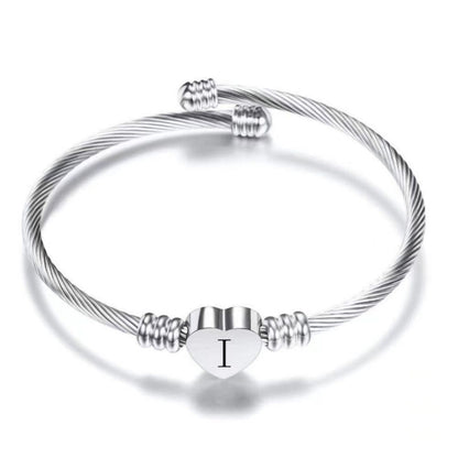 Initialenarmband "Herz"