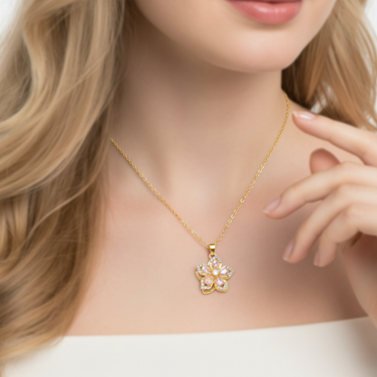 Halskette "Twist &amp; Bloom"