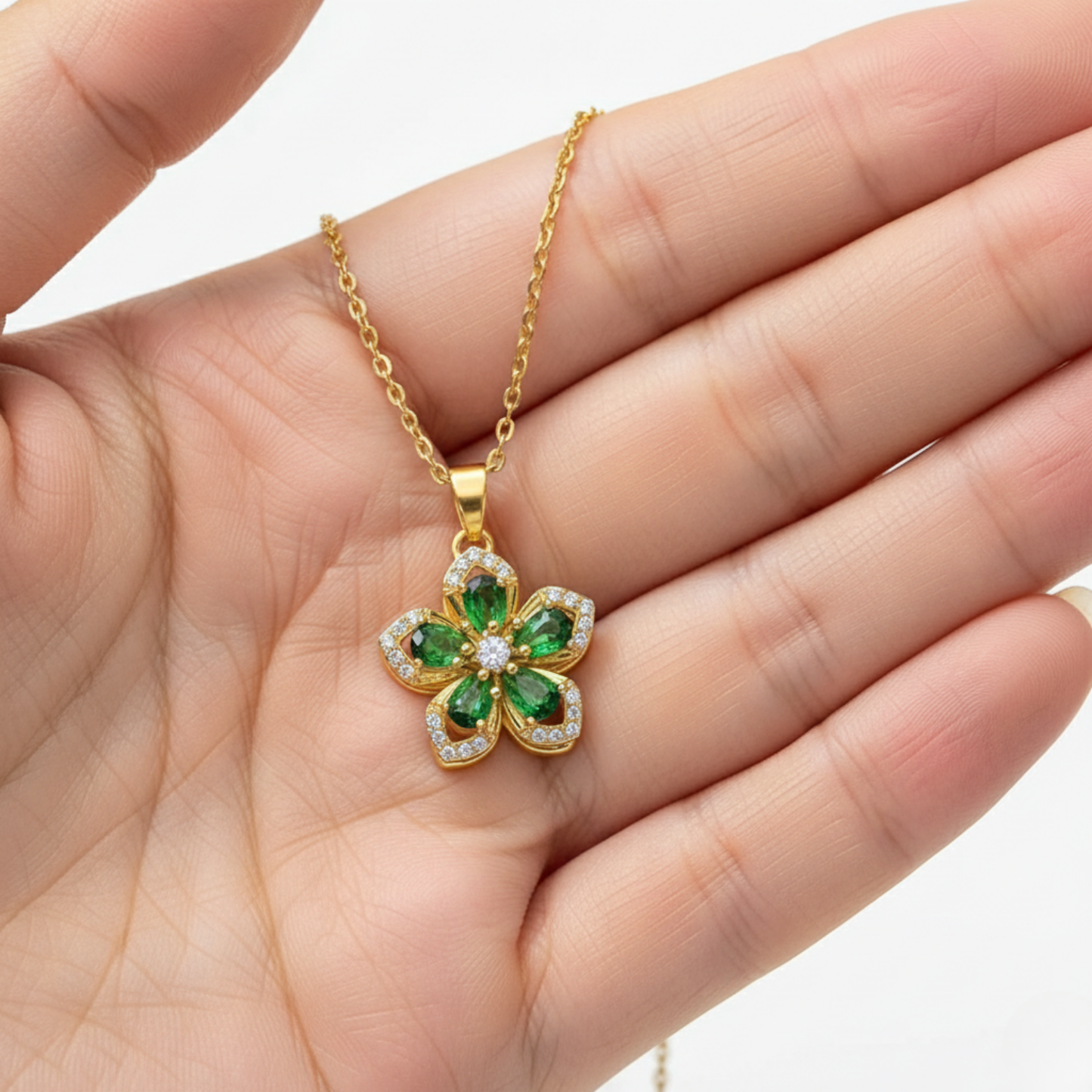 Halskette "Twist &amp; Bloom"