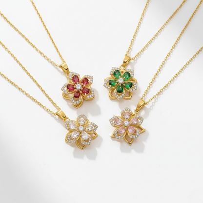 Halskette "Twist &amp; Bloom"