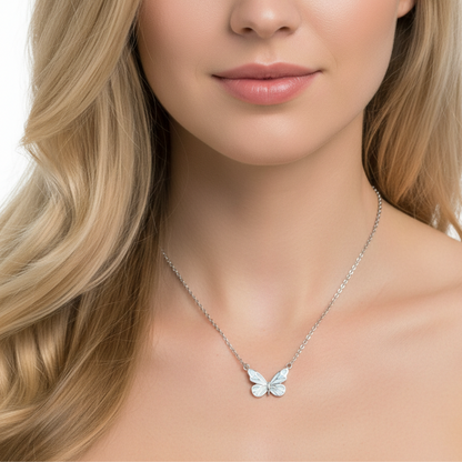 RICCARDI - "Leuchtender Schmetterling" HALSKETTE