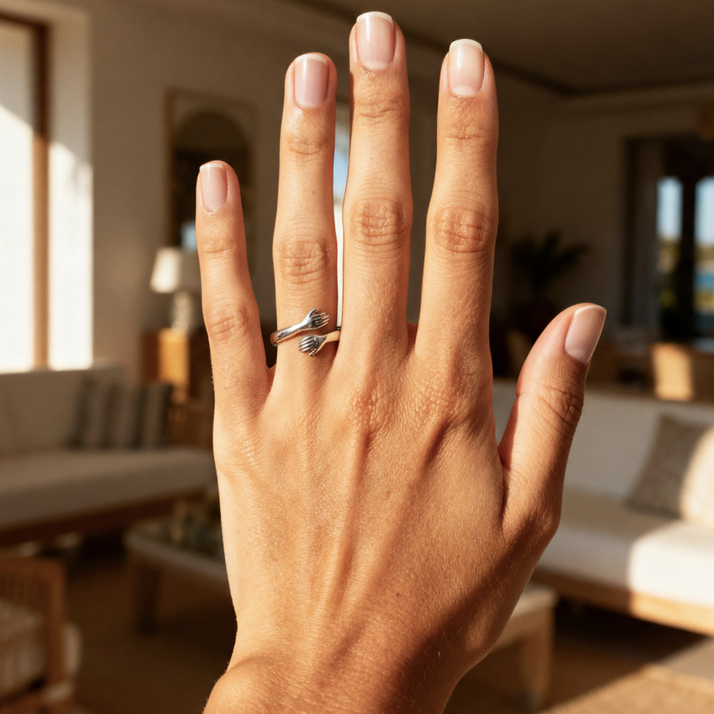 Verstellbarer Ring "Immortale Liebe"