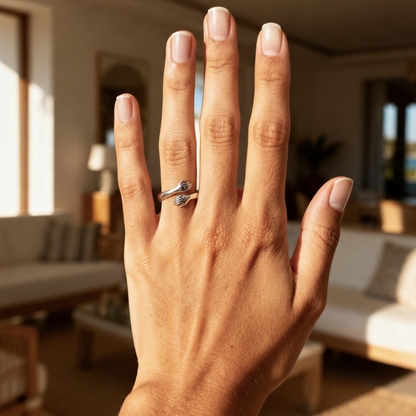 Verstellbarer Ring "Immortale Liebe"