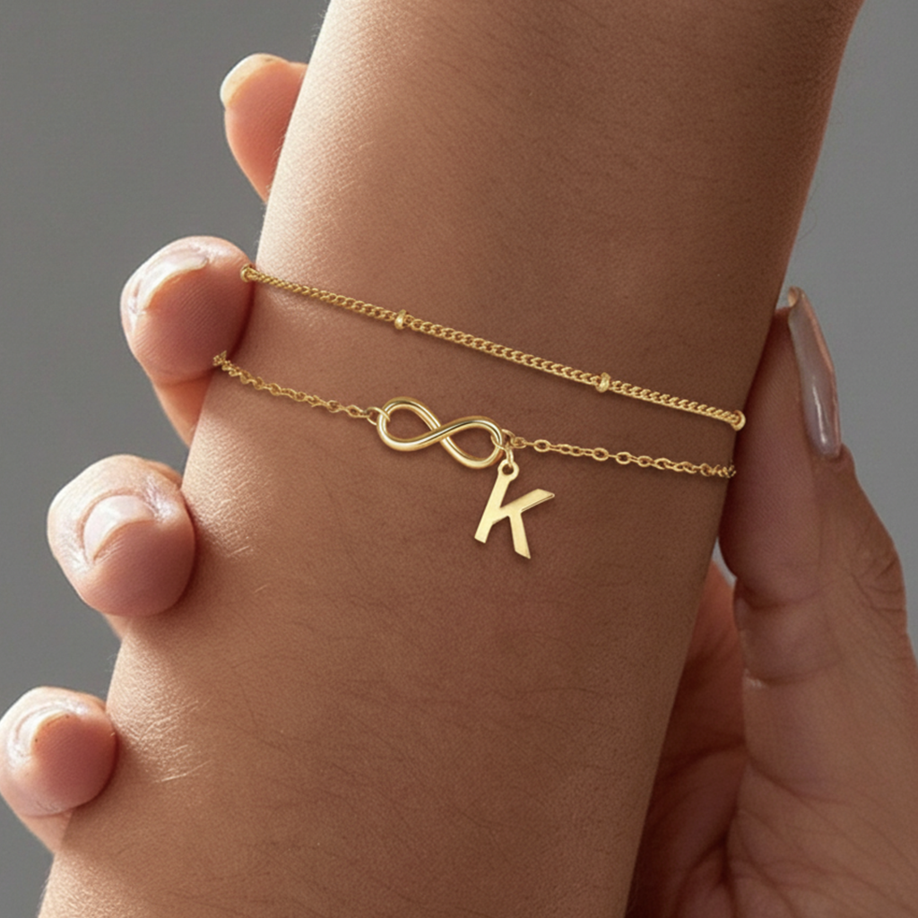 Initialen-Armband "Ewige Bindung"