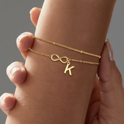 Initialen-Armband "Ewige Bindung"