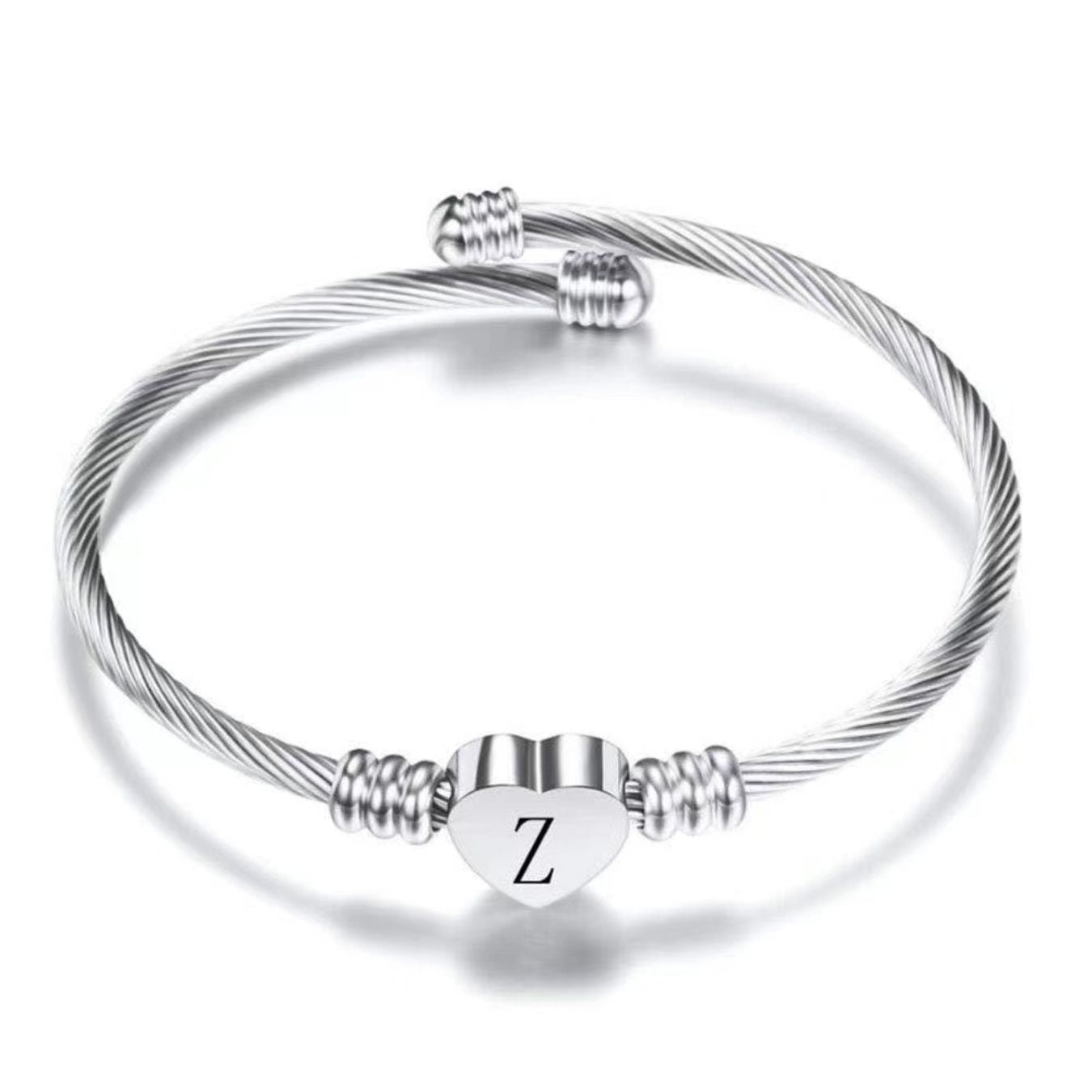 Initialenarmband "Herz"