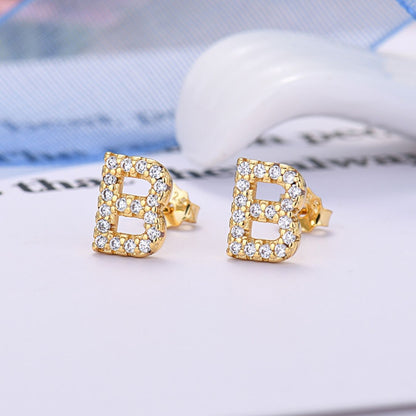 Initialen-Ohrringe „Identität“