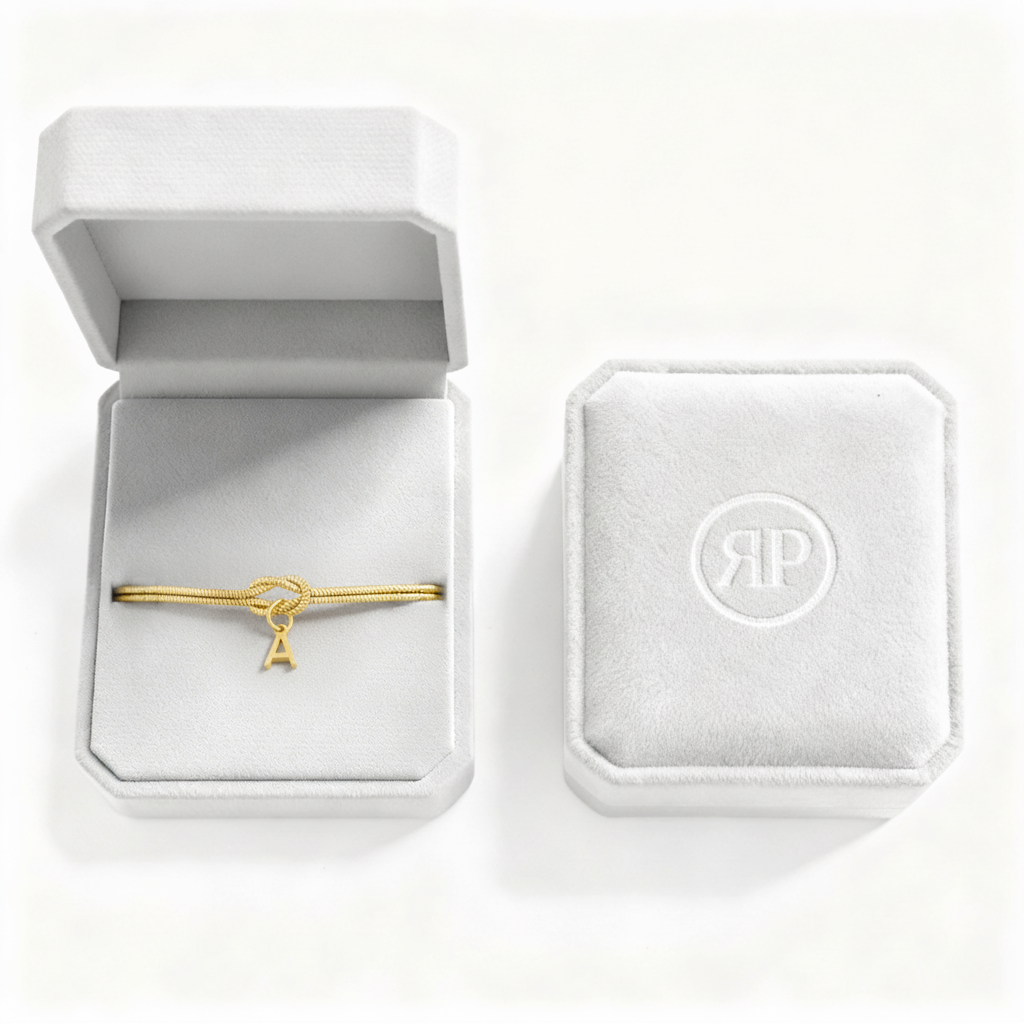 Initialenarmband „Knoten“