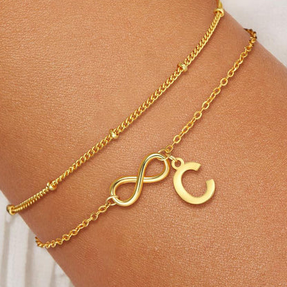 Initialen-Armband "Ewige Bindung"