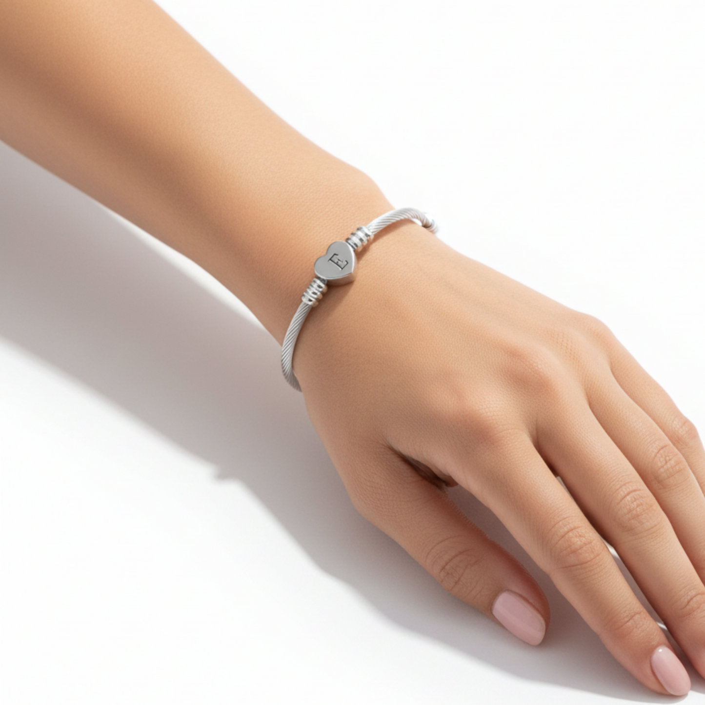 Initialenarmband "Herz"