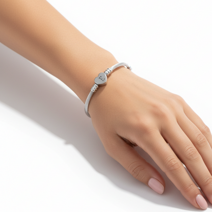 Initialenarmband "Herz"