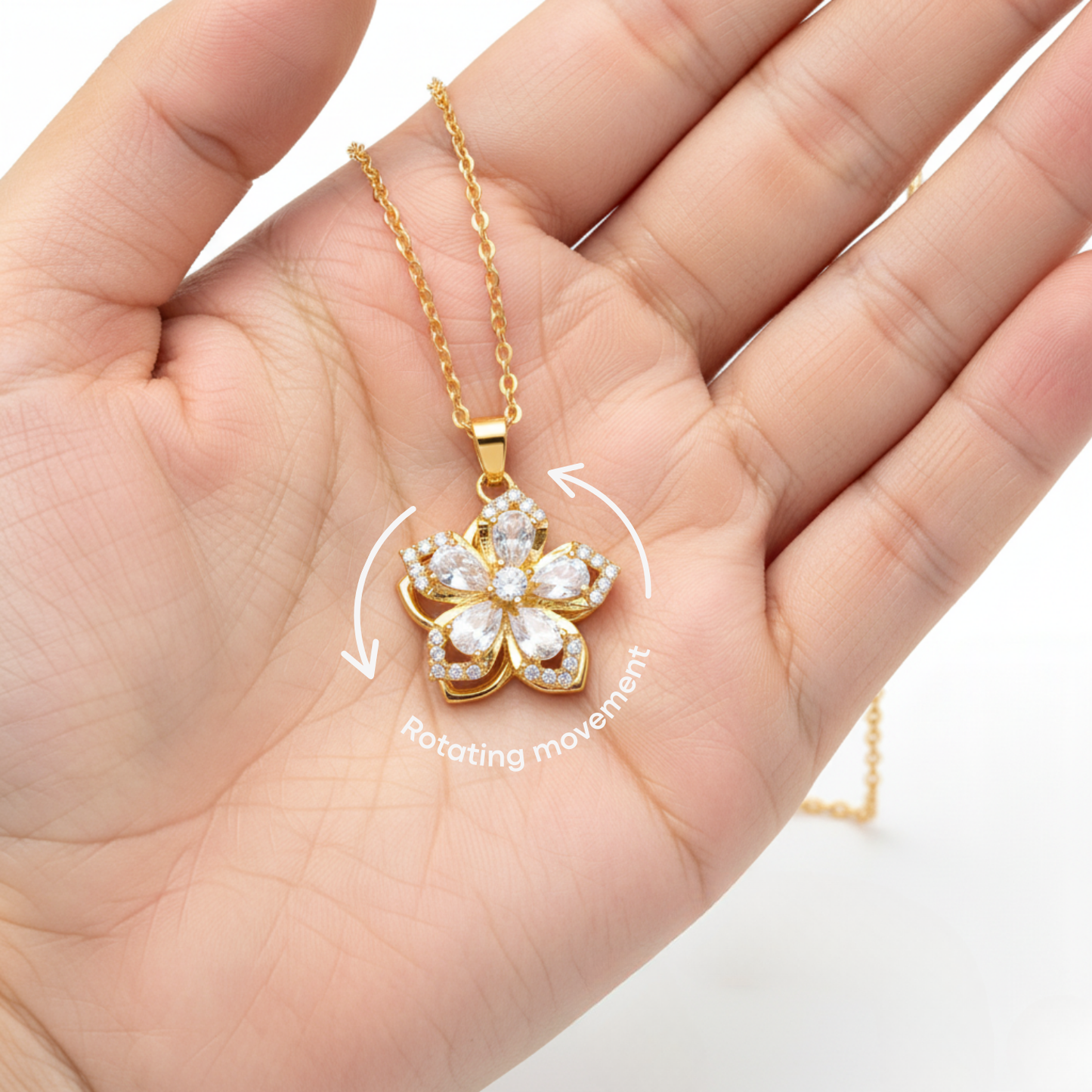 Halskette "Twist &amp; Bloom"