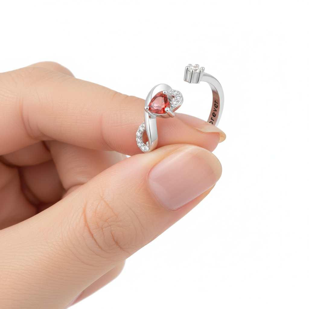 RICCARDI – „Infinity Diamond“ VERSTELLBARER RING