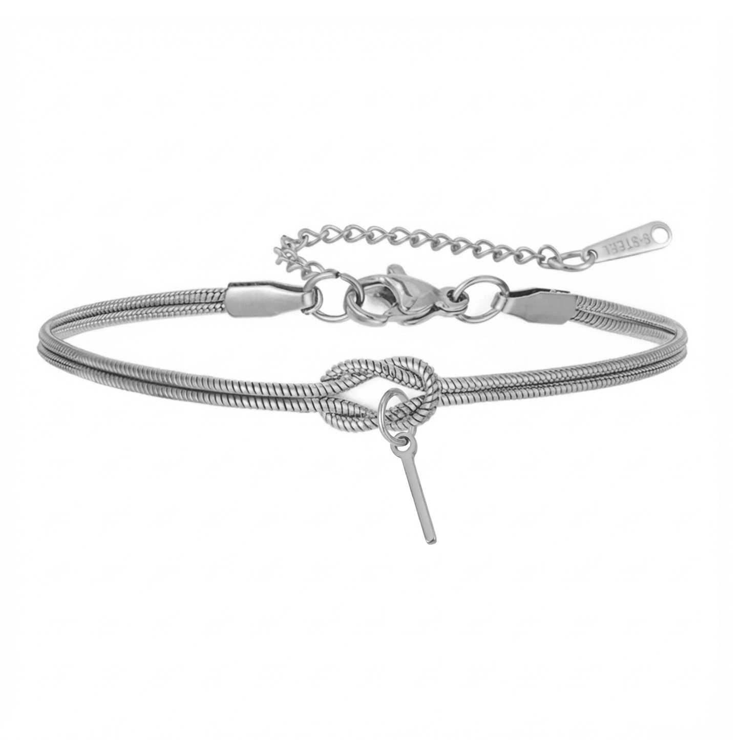 Initialenarmband „Knoten“