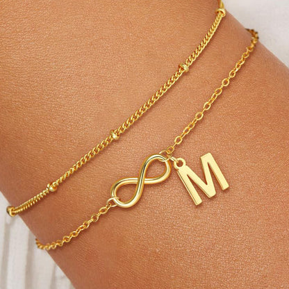 Initialen-Armband "Ewige Bindung"