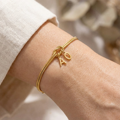 Initialenarmband „Knoten“