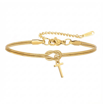 Initialenarmband „Knoten“