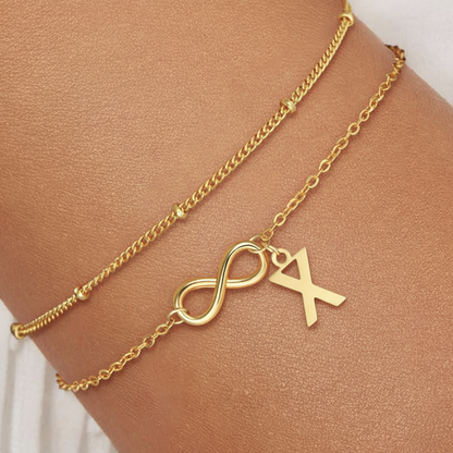 Initialen-Armband "Ewige Bindung"