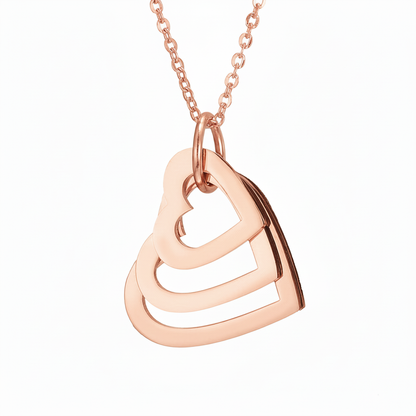 Namenskette "Verschachtelte Herzen"