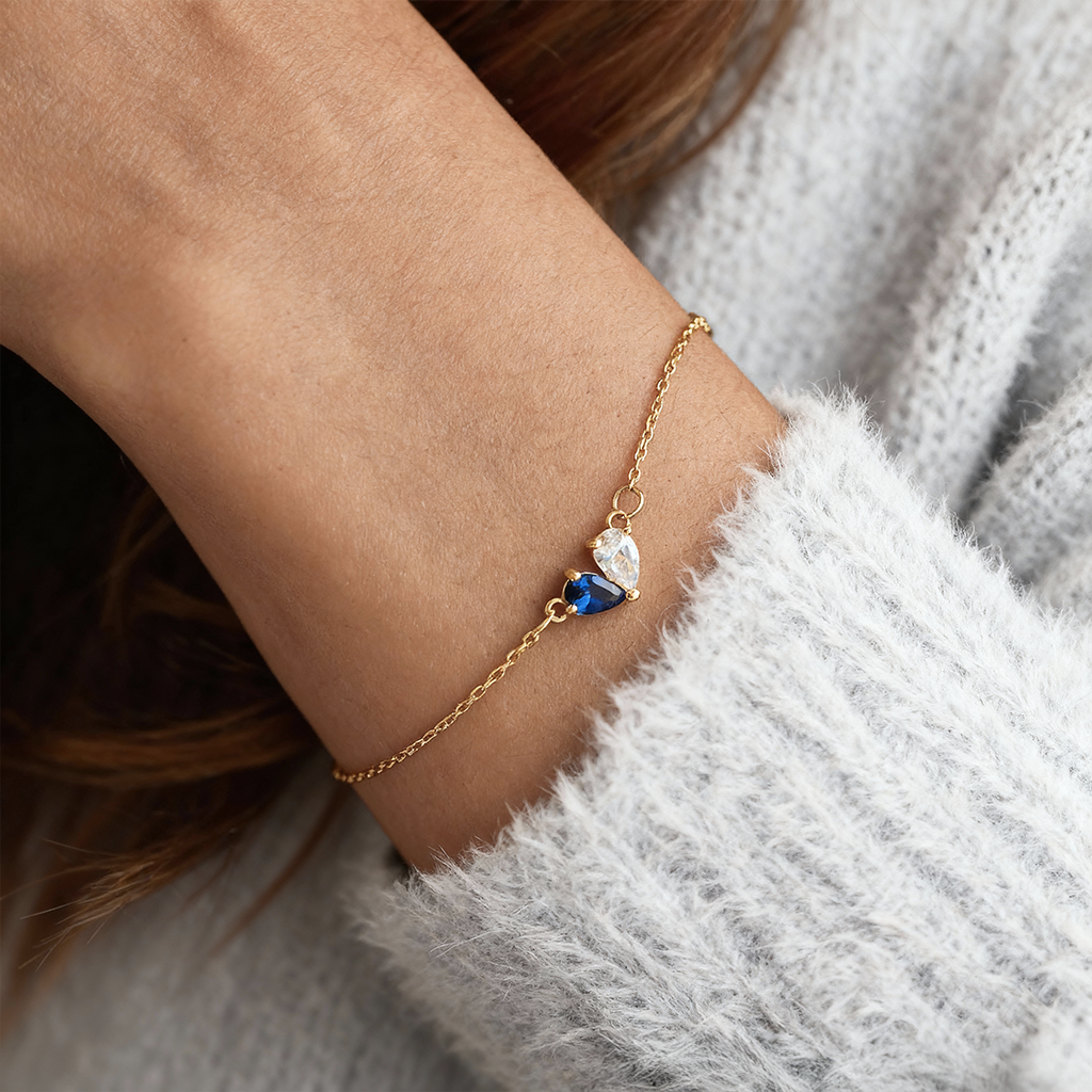 Armband "Zwillingsherzen"