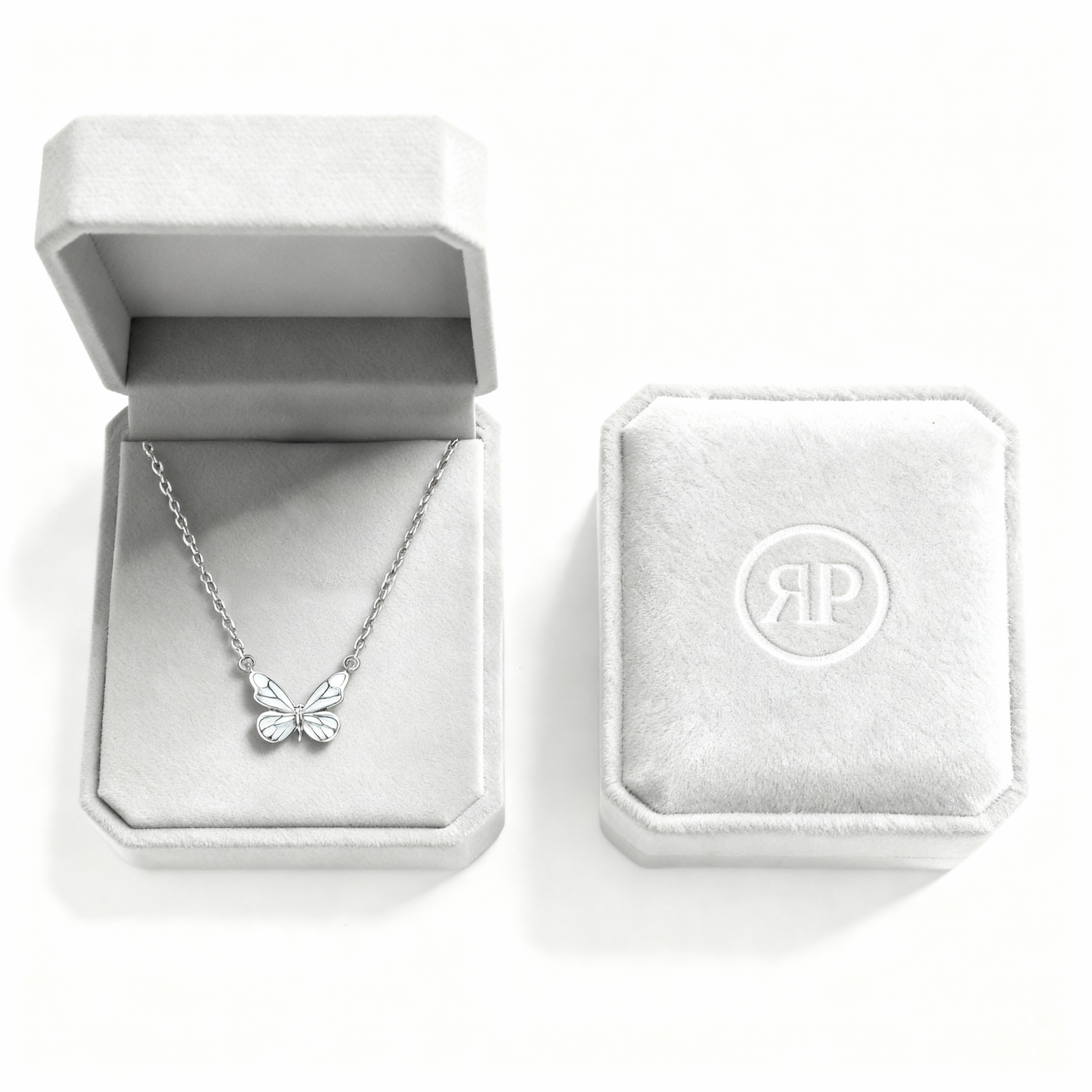 RICCARDI - "Leuchtender Schmetterling" HALSKETTE